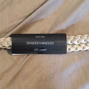 Cream Braided Handles 23”